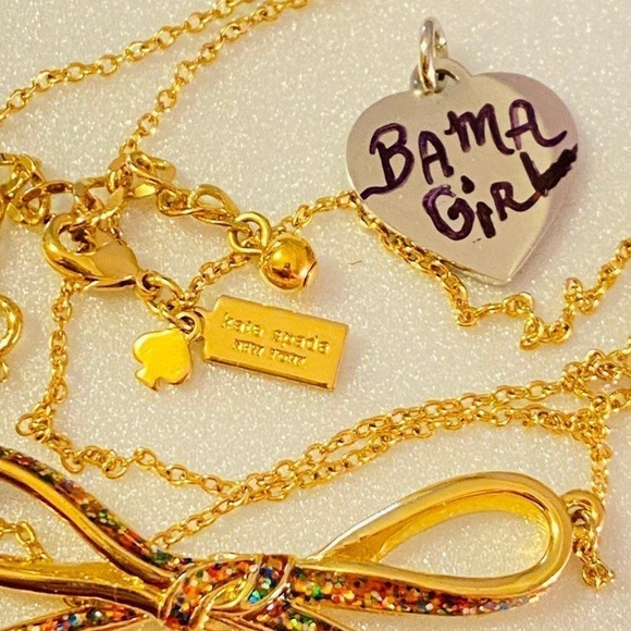 NWOT Kate Spade Rainbow Bow Necklace - Picture 5 of 12